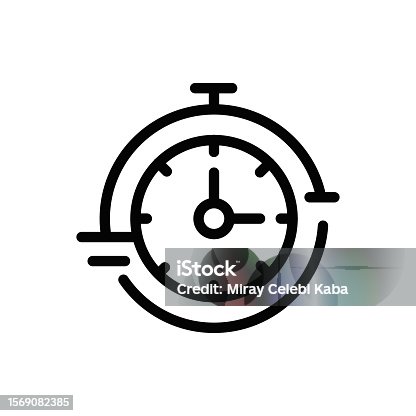 istock Express Delivery, Fast Delivery, Logistics line icon 1569082385