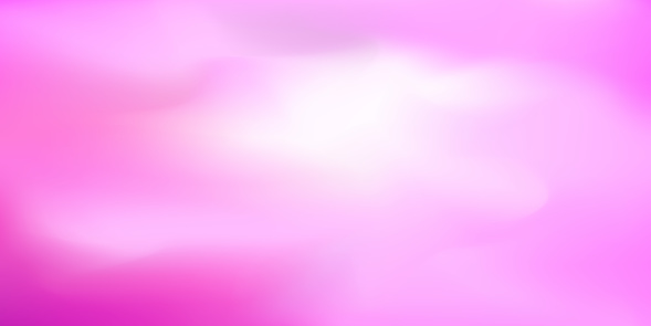 Blurred defocused pastel gradient blue, pink, purple and white romantic background