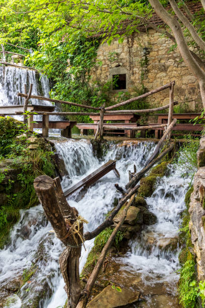 istock Waterfall in Krka national park in Croatia. 1569115256