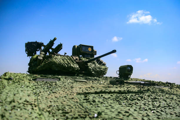 Armored military land vehicle.