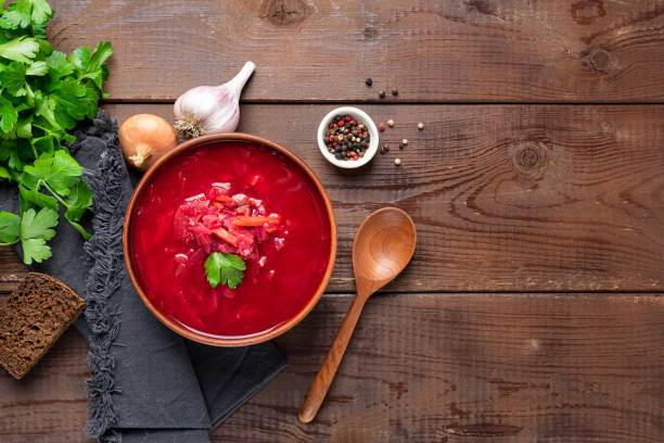 istock Ukrainian Borscht beetroot soup 1569211737