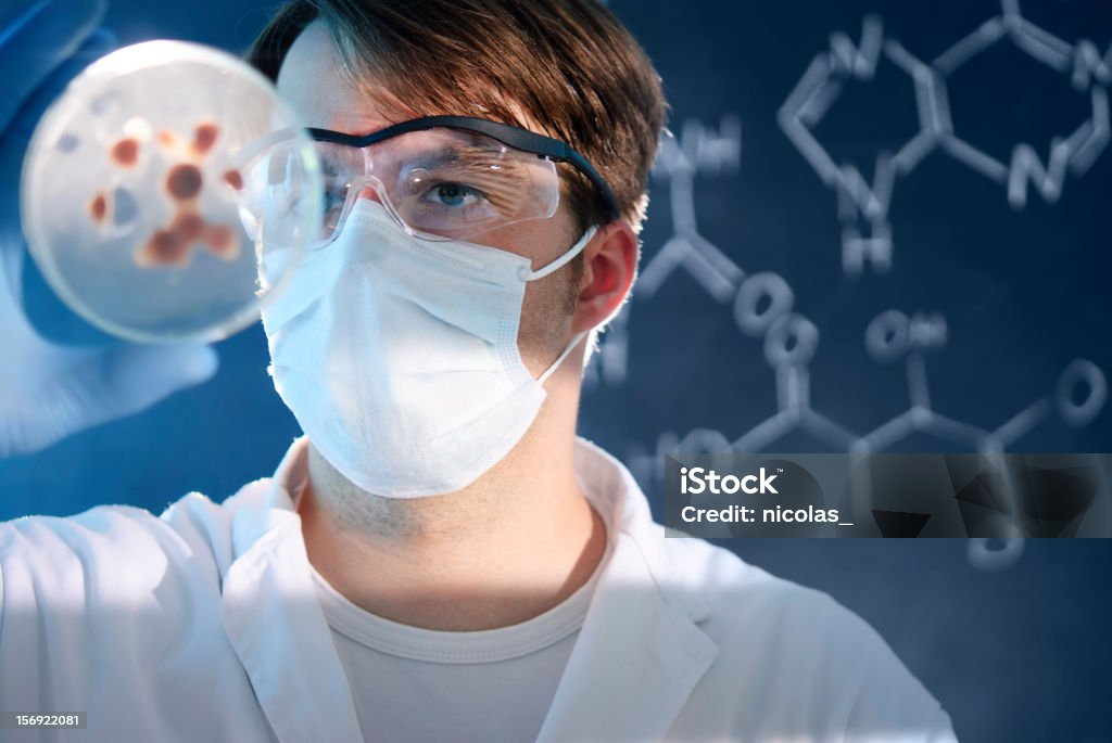 La investigación científica - Foto de stock de Estructura molecular libre de derechos