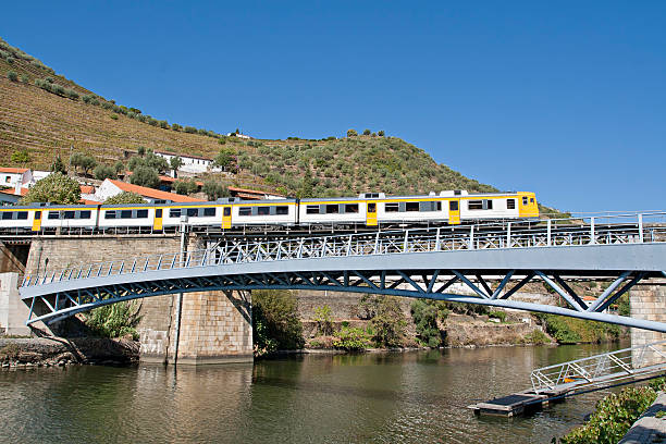 Vilage of Pinhão - Douro region stock photo