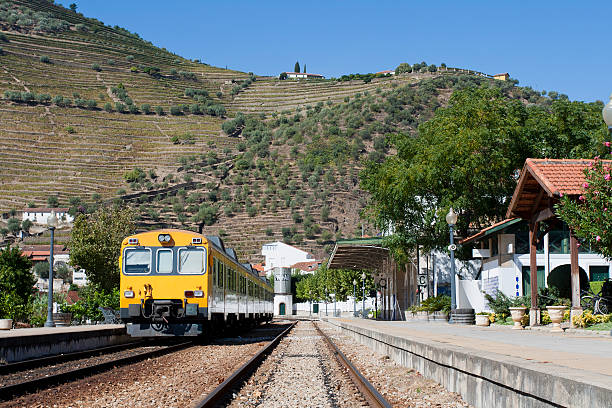 Pinhão Railway Station stock photo