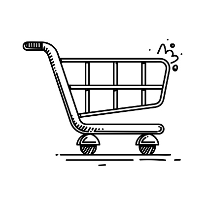 istock Shopping Cart Line icon, Sketch Design, Pixel perfect, Editable stroke. Logo, Sign, Symbol. 1569288053