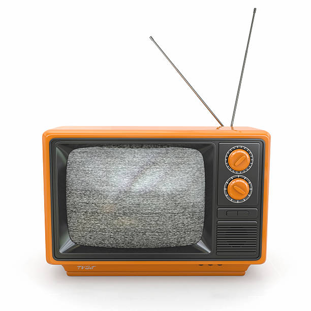 istock Vintage tv with noise screen. 3d 156929176