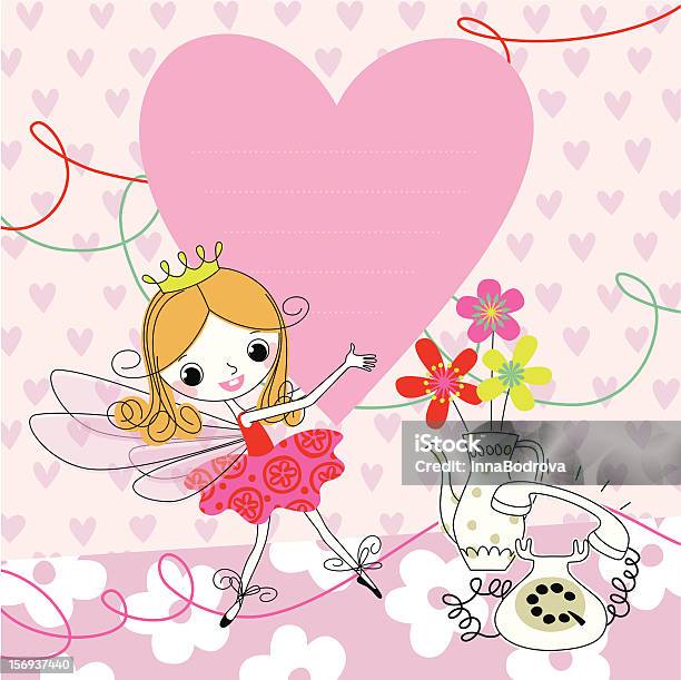 Elf And Heart Stock Illustration - Download Image Now - Child, February, Empty