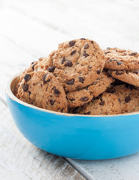 istock Bowl with chocolate cookies 156940362