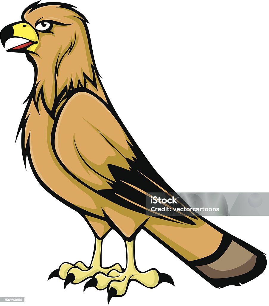 Zwitschern Golden Eagle Vektor-Illustration - Lizenzfrei Steinadler Vektorgrafik