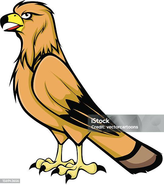 Zwitschern Golden Eagle Vektorillustration Stock Vektor Art und mehr Bilder von Steinadler - Steinadler, Bedrohte Tierart, ClipArt