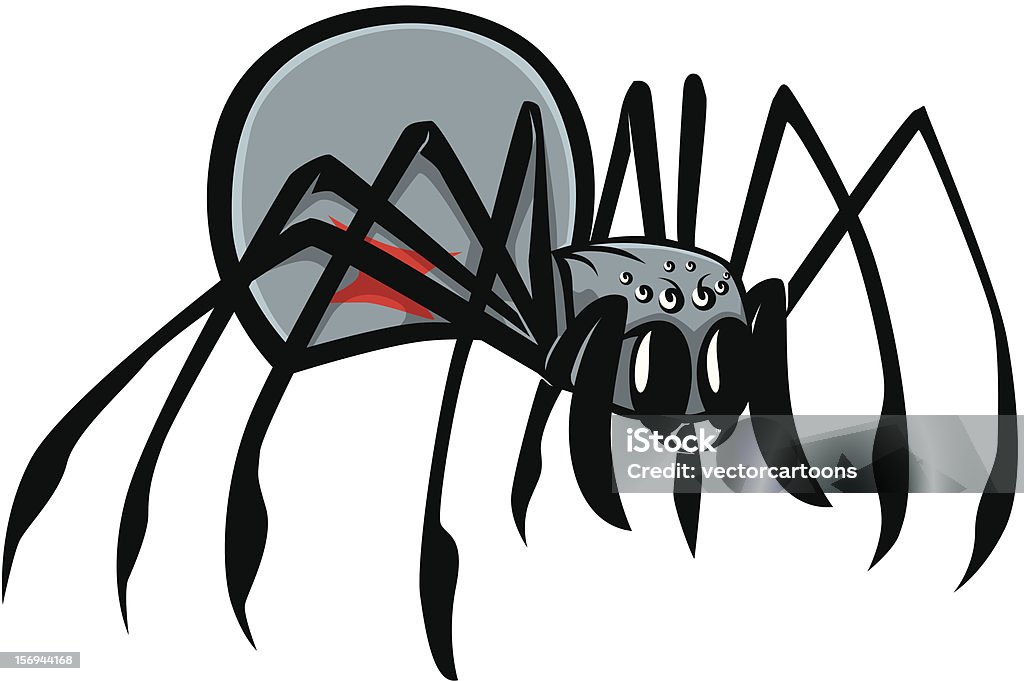 Veuve noire Illustration vectorielle - clipart vectoriel de Animaux nuisibles libre de droits