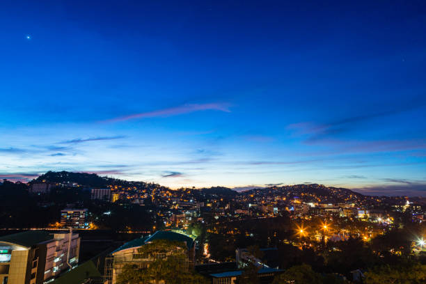 istock Night view of Bagio, Philippines 1569441735