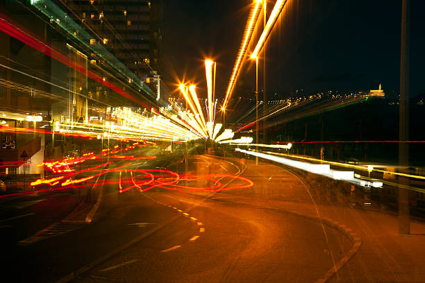 istock Zoom Smeared Urban Lights 156946163