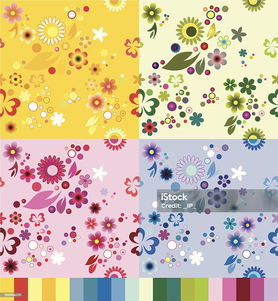 Seamless texture de palette de couleurs différentes - clipart vectoriel de Album de coupures libre de droits
