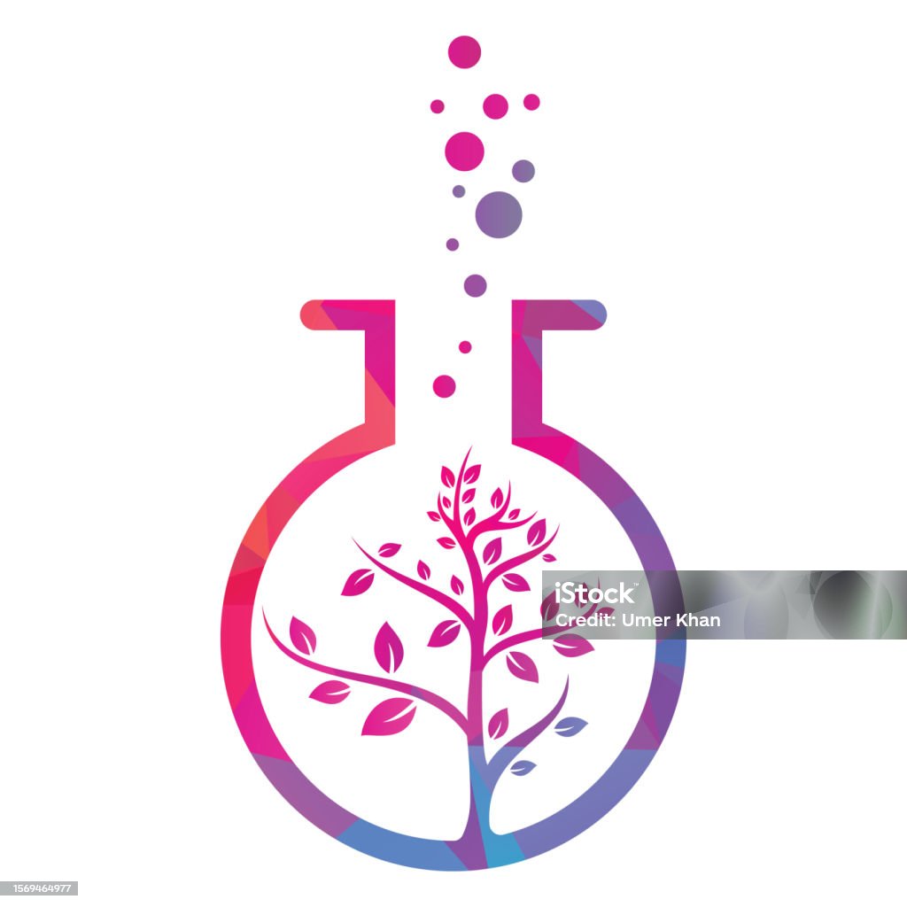 Lab Tree Graphic Green Tree For Lab Logo Design Inspiration Stock Illustration ...