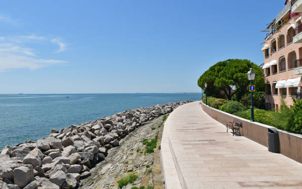 istock Beach next to the sea at Grado, Italy 1569484329