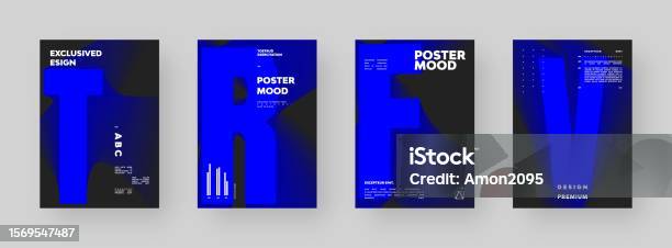 Consumer Abstract Poster Abstract Poster Design Collection Stock Illustration - Download Image ...