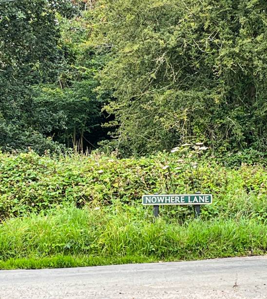 istock Norfolk road called Nowhere Lane 1569596107