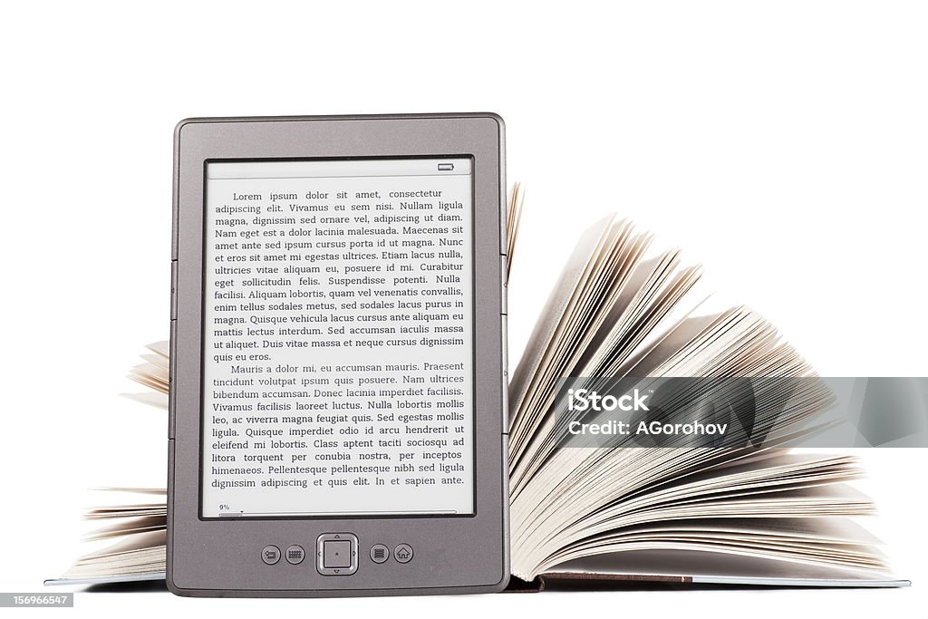 Lector de libros electrónicos - Foto de stock de Lector de libros electrónicos libre de derechos