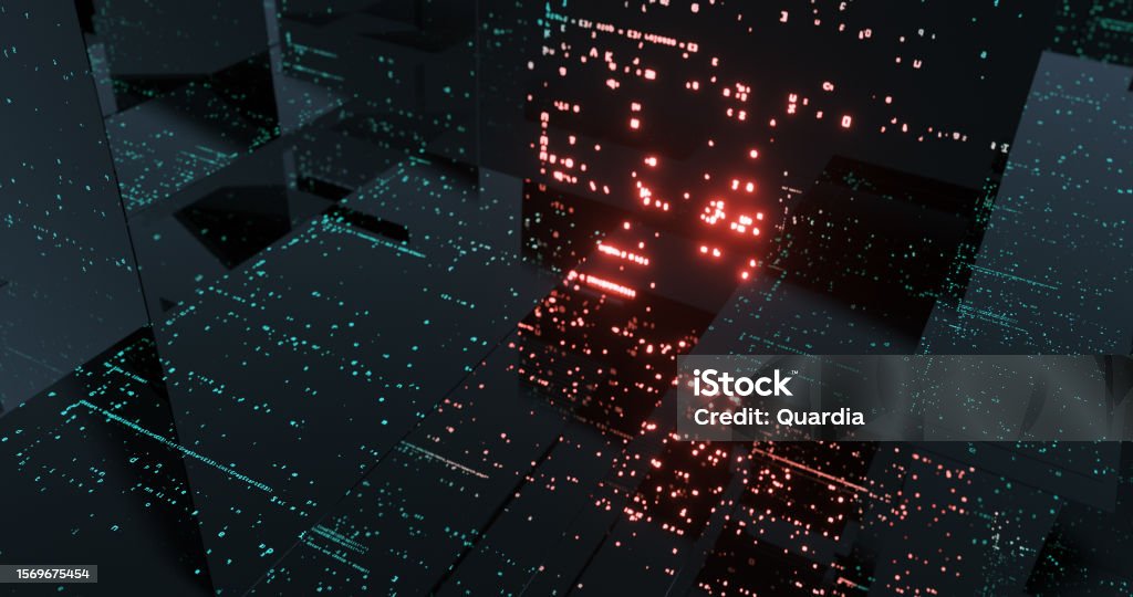 Technological And Connection Background Programming Source Code ...