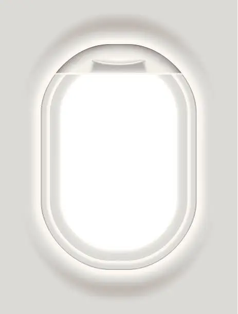 Vector illustration of Aircraft's Porthole