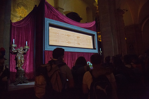 The Holy Shroud was on public display in Turin Cathedral from April 19 to June 24.