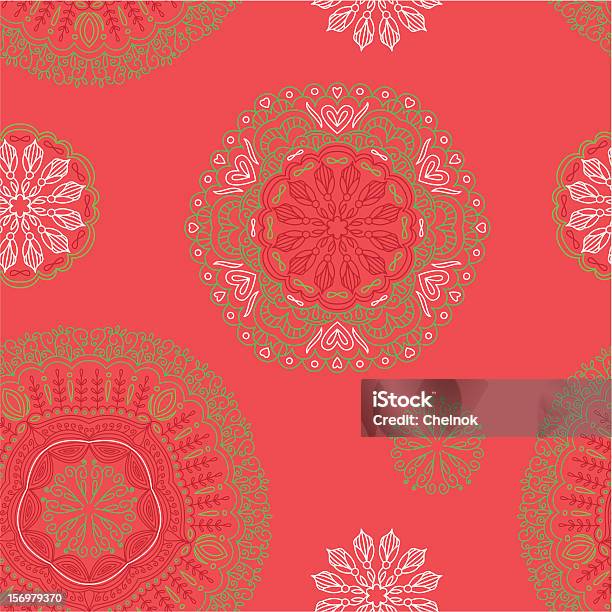 Vettore Seamless Pattern - Immagini vettoriali stock e altre immagini di Arabesco - Stili - Arabesco - Stili, Arte, Arti e mestieri