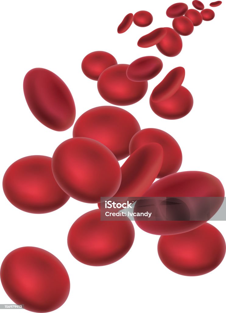 Клетки крови - Векторная графика Тромбоцит роялти-фри