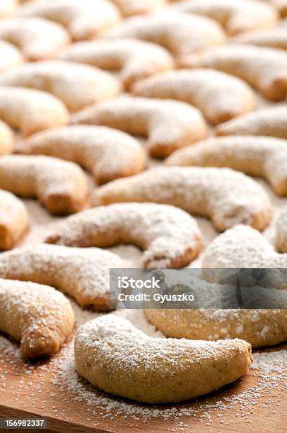 Fresh Vanilla Cookies Stock Photo - Download Image Now - Almond, Baked, Christmas