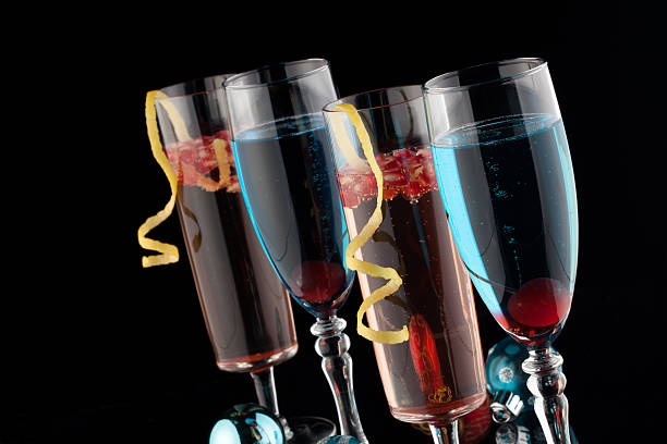 istock Blue and Pomegranate Champagne Cocktails 156982434