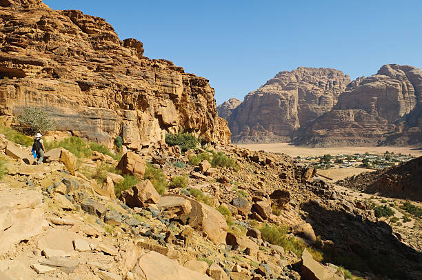 istock Hiker in Wadi Rum, Jordan 156984674