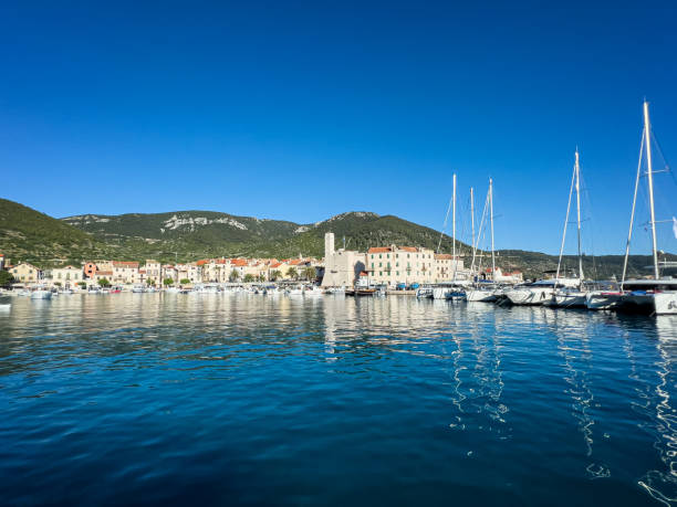 istock Komiza town on island Vis, Croatia 1569874812