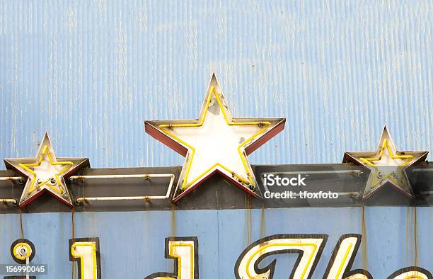 Star Brand Stock Photo - Download Image Now - Theater Marquee - Commercial Sign, Movie Theater, Sign