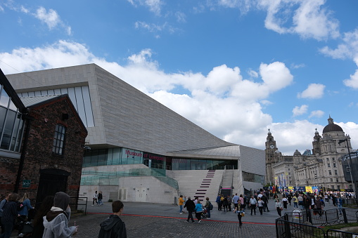 Liverpool, England - May 12, 2023: Museum of Liverpool
