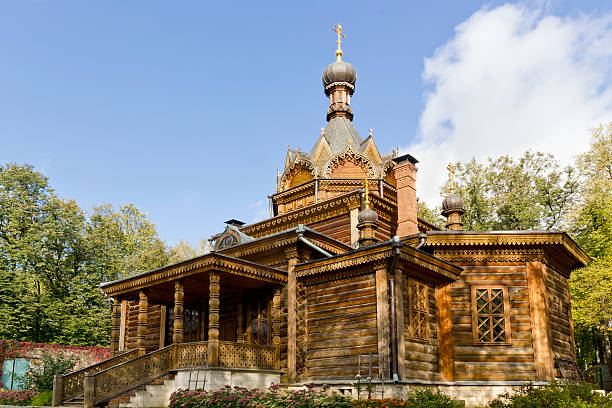 istock Old wooden Russian Orthodox church 156993651