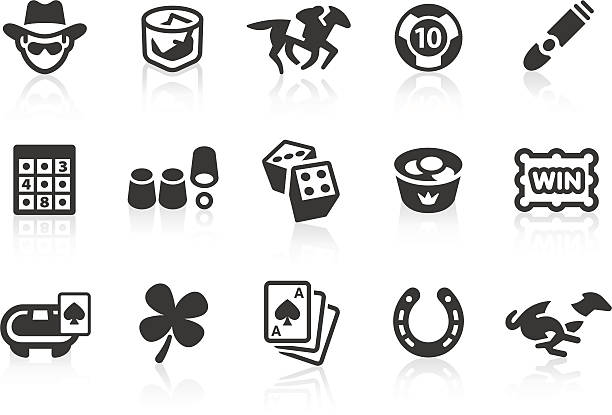 glücksspiel-symbole - ace of spades illustrations stock-grafiken, -clipart, -cartoons und -symbole