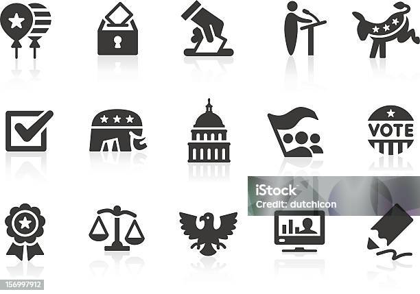Election Icons 1 Stock Illustration - Download Image Now - Icon Symbol, Government, Politics