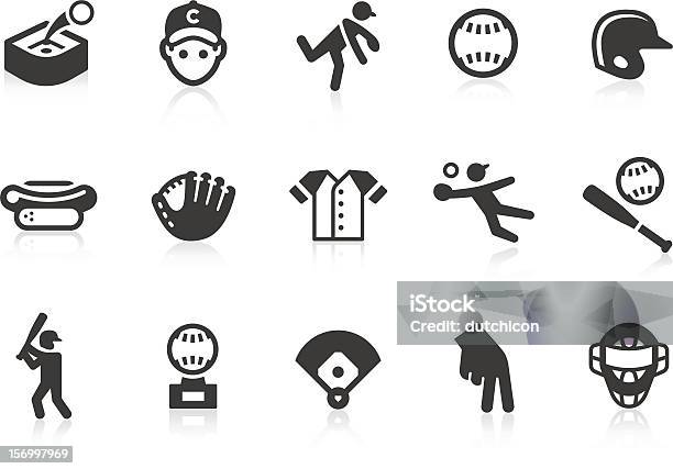 Baseball Icons Stock Illustration - Download Image Now - Icon Symbol, Baseball - Sport, Baseball - Ball