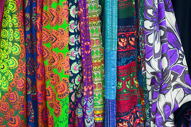 istock Colorful and decorful scarves 156998433