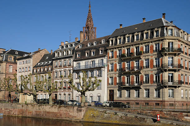 istock Alsace, old and historical district in Strasbourg 157001487
