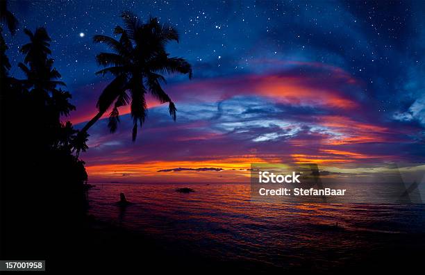 Sunset In Paradise Stock Photo - Download Image Now - Leyte Island, Philippines, Blue