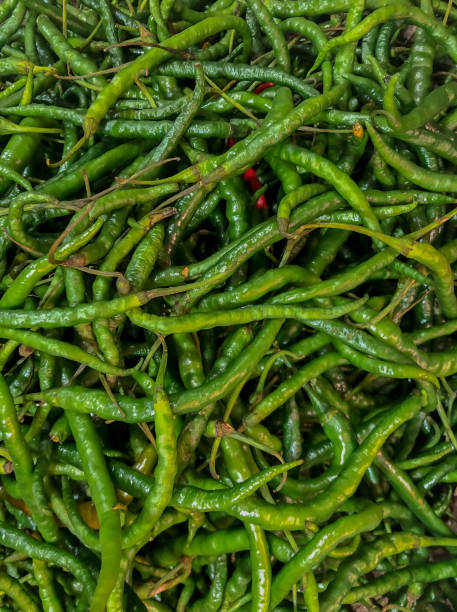 Green and red chili
