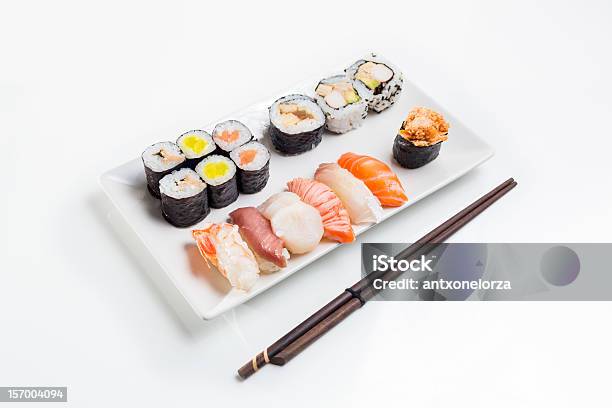 Sushi 8 - Fotografias de stock e mais imagens de Abacate - Abacate, Alga, Alga marinha