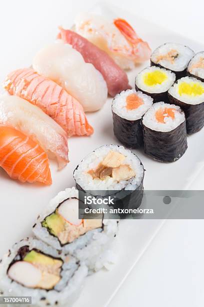 Sushi 9 - Fotografias de stock e mais imagens de Abacate - Abacate, Alga, Alga marinha