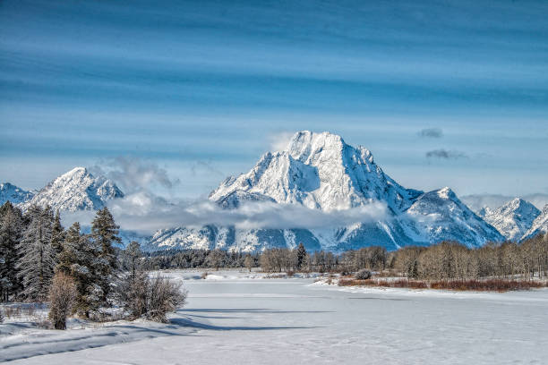 istock Oxbow Bend and Mount Moran in Winter 1570076034
