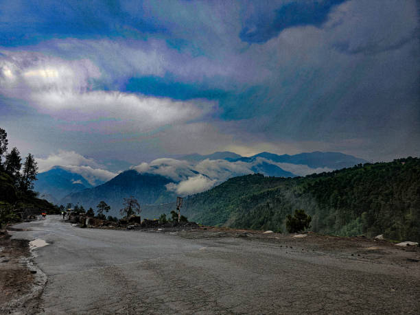 istock Beautiful mountains view while on road trip to leh Ladakh 1570081816