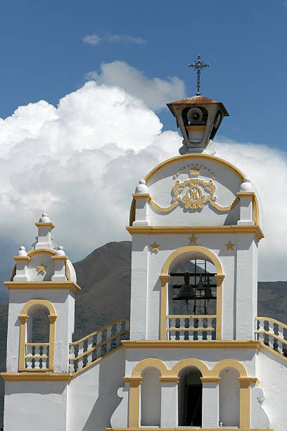 istock Quiroga Church with Storm Clouds on Mount Cotacachi 157014817