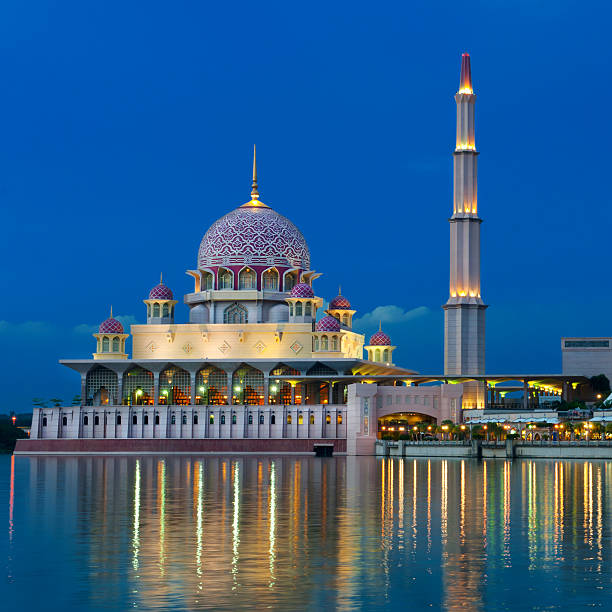 istock Night view of a Mosque. 157016561