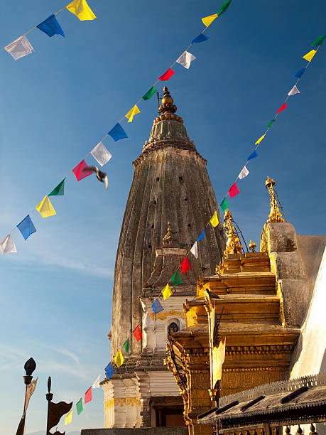 istock Spire of Swayambhunath Stupa. 157023255