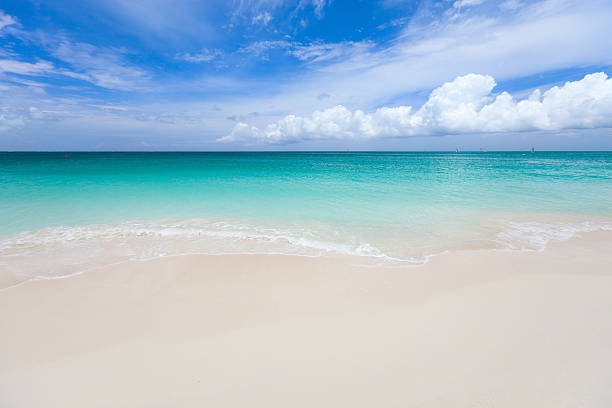 bela praia do caribe - providenciales - fotografias e filmes do acervo